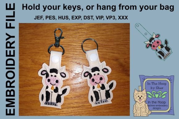 Cow Key Fob