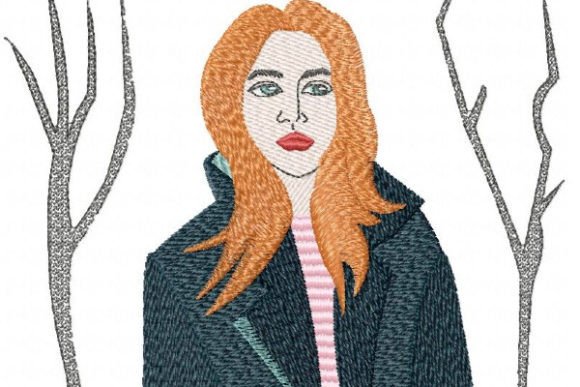 Dolly Character: A Seasonal Embroidery Gem