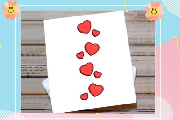 Multi Heart Border: A Sweet, Modern Embroidery Staple
