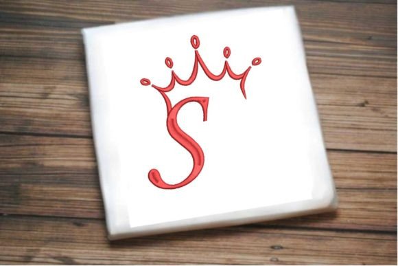 Regal Crown Alphabet Letter S