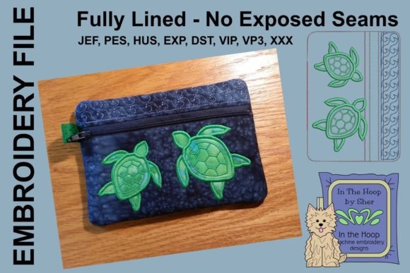 Sea Turtles Zipper Bag