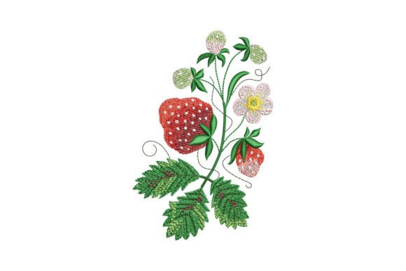 Strawberry Bouquet: A Sweet Summer Embroidery Staple